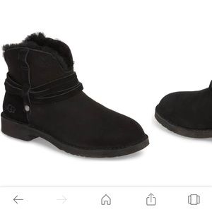 Ugg Pasqual Black Boots 9.5